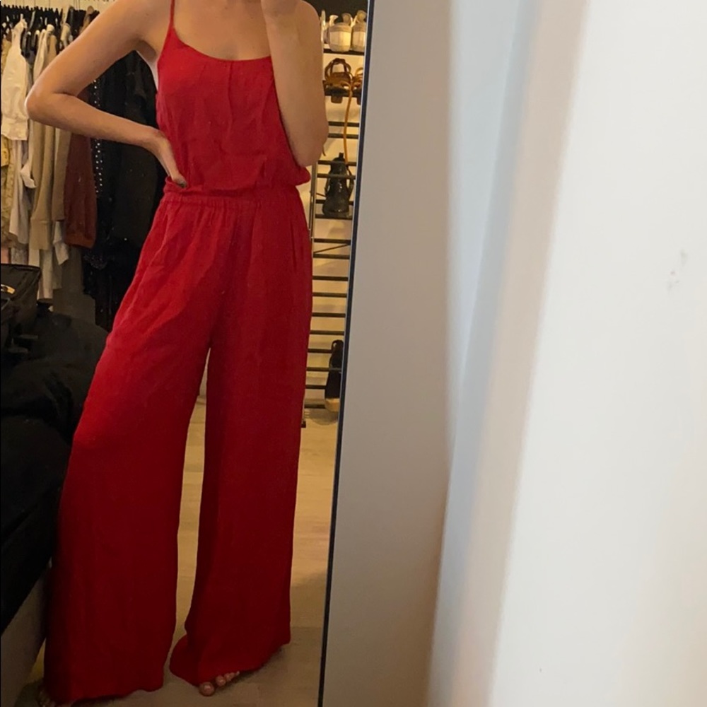 Vix red jumpsuit